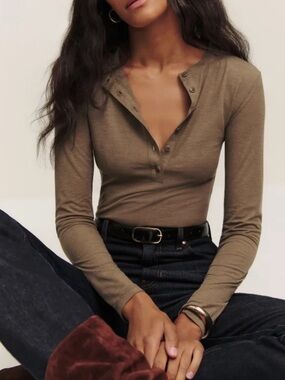 Reformation Harriet Knit Top